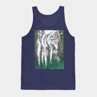 a wolf and a cub Tank Top